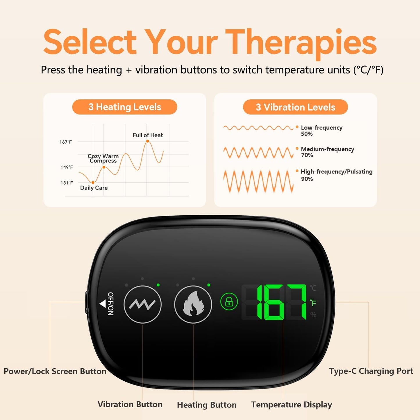 TheraBand™ 3-in-1 Therapy Massager